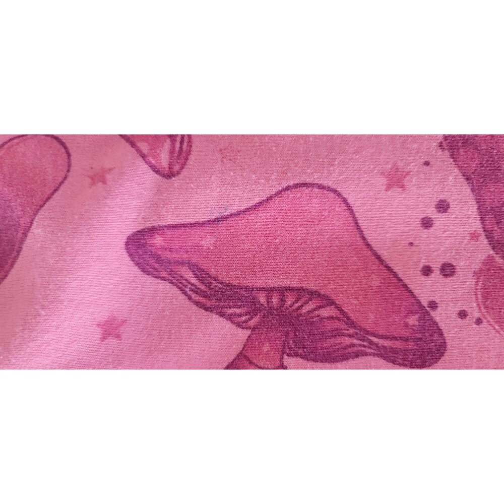 Vintage Mushroom Sweatpants Size SM Pink Hippie Festival Fairy Boho - Picture 8 of 11